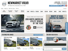Tablet Screenshot of newmarketvolvo.com
